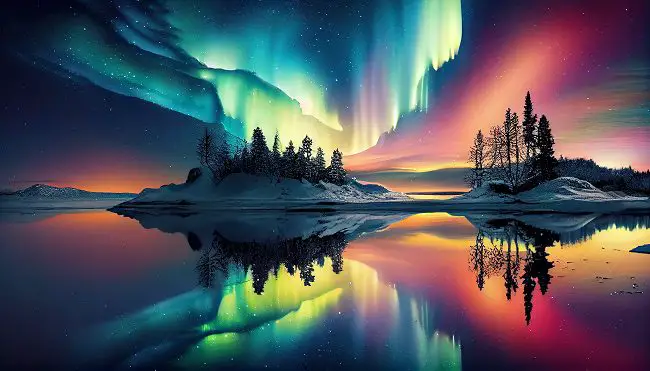 Países onde é possível ver a Aurora Boreal
